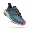 Hoka One One HOKA Men's Kaha 2 Low GORE-TEX Hiking Shoes In Goblin Blue/Harbor Mist
