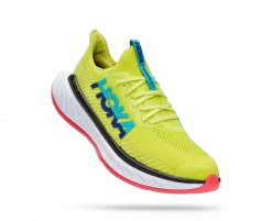 Hoka One One HOKA Men's Carbon X 3 Running Shoes In Evening Primrose/Scuba Blue