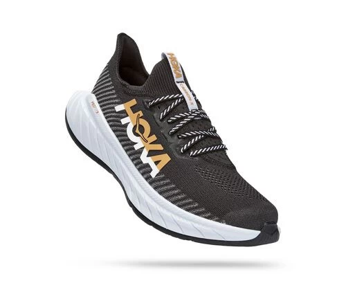 Hoka One One HOKA Women's Carbon X 3 Shoes In Black/White 1 Hoka One One HOKA Women's Carbon X 3 Shoes In Black/White