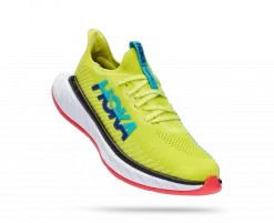 Hoka One One HOKA Women's Carbon X 3 Running Shoes In Evening Primrose/Scuba Blue