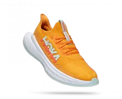 Hoka One One HOKA Women's Carbon X 3 Shoes In Radiant Yellow/Camellia
