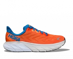 Hoka One One HOKA Men's Arahi 6 Running Shoes In Vibrant Orange/Coastal Sky