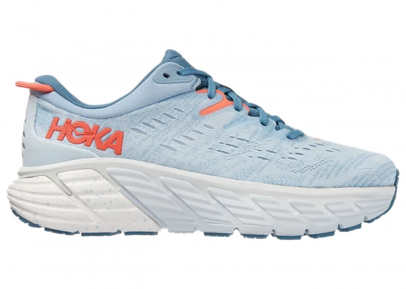 Hoka One One HOKA Women's Gaviota 4 Stability Running Shoes In Blue Fog/Plein Air