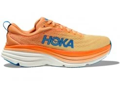 Hoka One One HOKA Men's Bondi 8 Running Shoes In Impala/Mock Orange