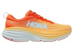 Hoka One One HOKA Men's Bondi 8 In Puffin's Bill/Amber Yellow