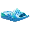 HOKA ONE ONE Ora Recovery Slide - Women's Shoes - Atlantis / Blue Coral
