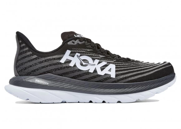 Hoka One One HOKA Men's Mach Shoes 5 In Black/Castlerock 1 Hoka One One HOKA Men's Mach Shoes 5 In Black/Castlerock