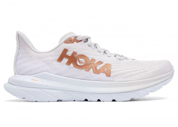 Hoka One One HOKA Men's Mach Shoes 5 In White/Copper 1 Hoka One One HOKA Men's Mach Shoes 5 In White/Copper