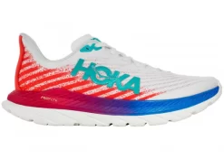 Hoka One One HOKA Men's Mach 5 Running Shoes In White/Flame