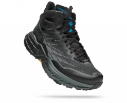 Hoka One One HOKA Men's Speedgoat 5 Mid GORE-TEX All-Terrain Running Shoes In Black