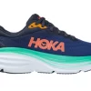 Hoka One One HOKA Women's Bondi 8 Running Shoes In Outer Space/Bellwether Blue