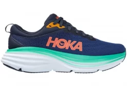 Hoka One One HOKA Women's Bondi 8 Running Shoes In Outer Space/Bellwether Blue