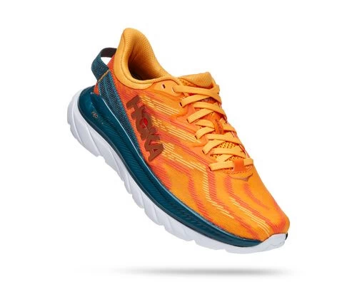 Hoka One One HOKA Women's Mach Shoes Supersonic In Radiant Yellow/Camellia 1 Hoka One One HOKA Women's Mach Shoes Supersonic In Radiant Yellow/Camellia