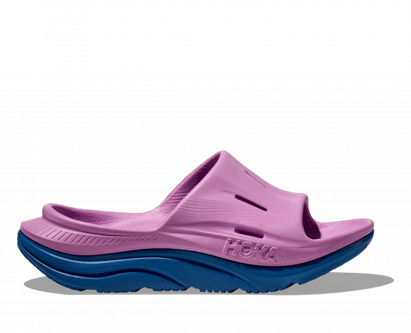Hoka One One HOKA Ora Recovery Slide 3 Shoes Sandal In Cyclamen/Coastal Sky 1 Hoka One One HOKA Ora Recovery Slide 3 Shoes Sandal In Cyclamen/Coastal Sky