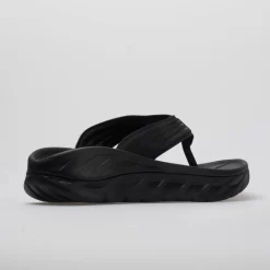 Hoka One One Ora Recovery Flip Men's Black/Dark Gull Gray -fashion shoes 570409 6