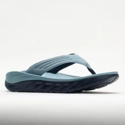 HOKA Ora Recovery Flip Men's Stone Blue/Outer Space -fashion shoes 570604 5