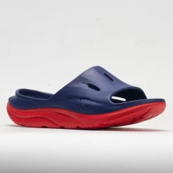HOKA Ora Slide 3 Unisex Bellwether Blue/Red Alert -fashion shoes 570614 5