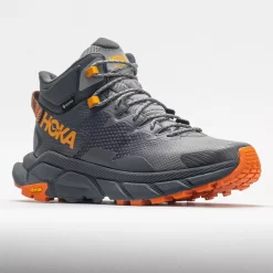 HOKA Trail Code GTX Men's Castlerock/Persimmon Orange -fashion shoes 631237 5