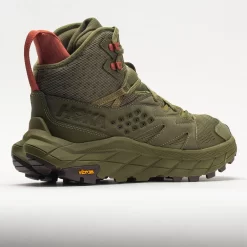 HOKA Anacapa Breeze Mid Men's Avocado/Burnt Ochre -fashion shoes 631389 6